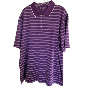 Men's shirt Pro Tour golf big man polo 3 button collar shirt sleeve XXL